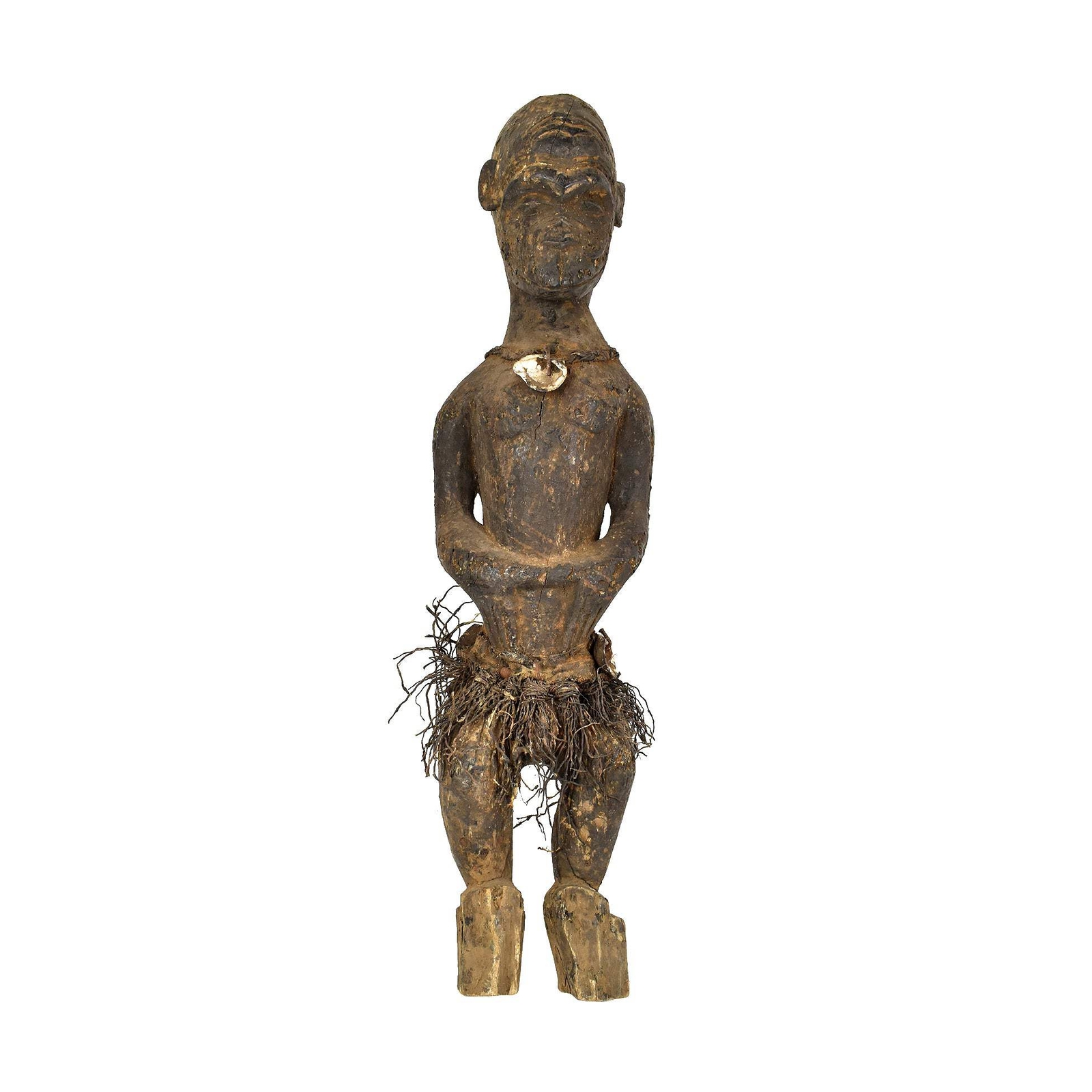Djimini Do Society Standing Wood Figure Ghana