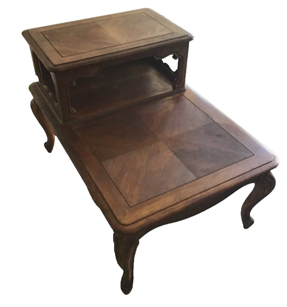 Weiman Heirloom Vintage Tierd End Table Solid Wood