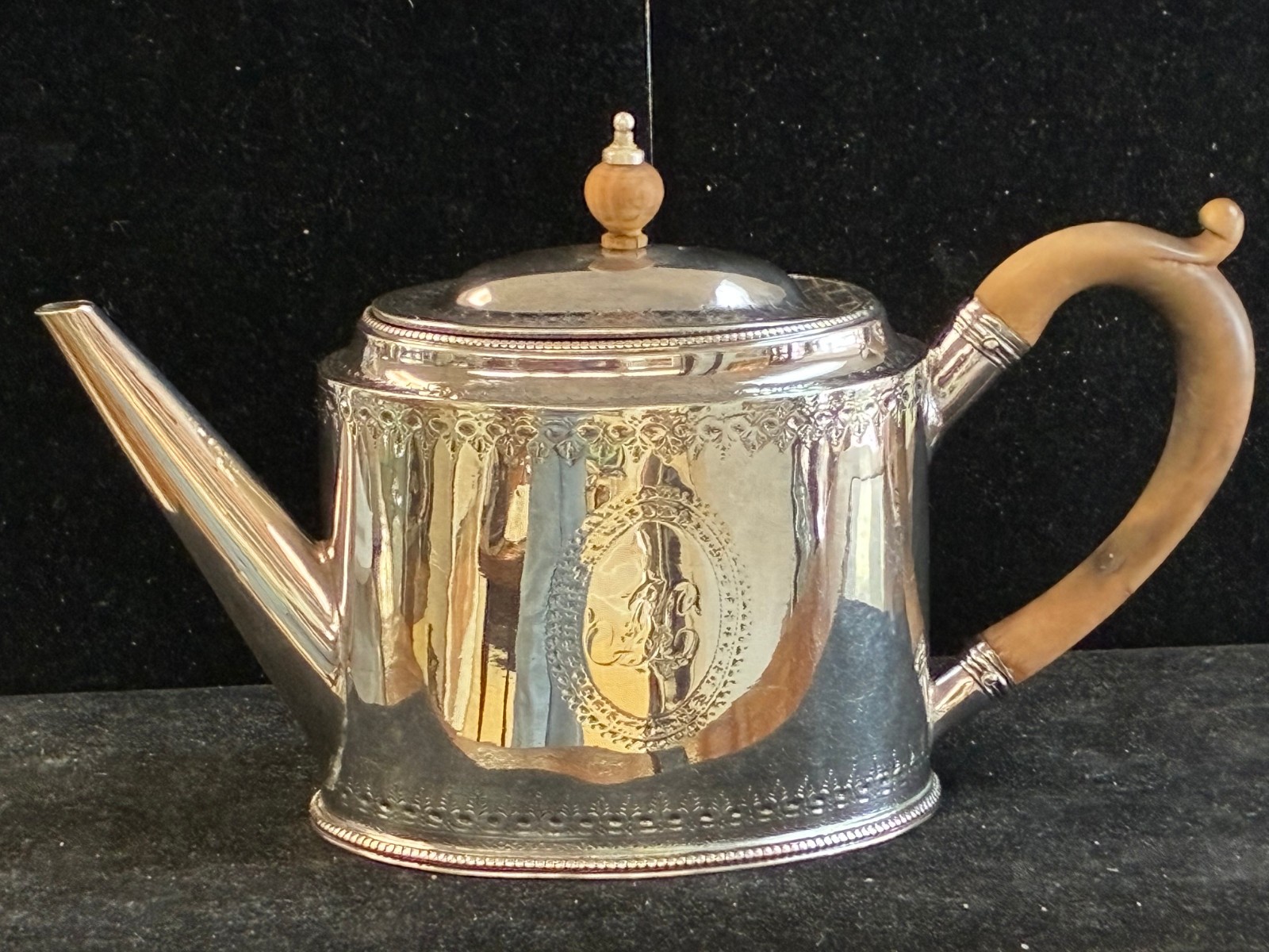 Hester Bateman Sterling Silver Teapot 1781 George III