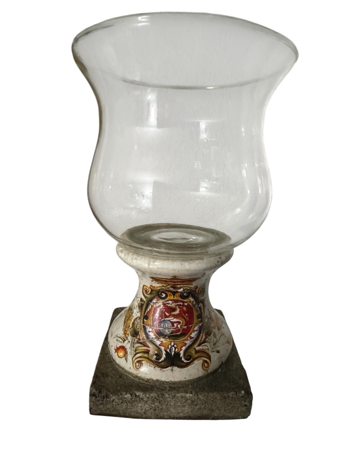 Majolica Vase-Montelupo Fiorentino Emblem