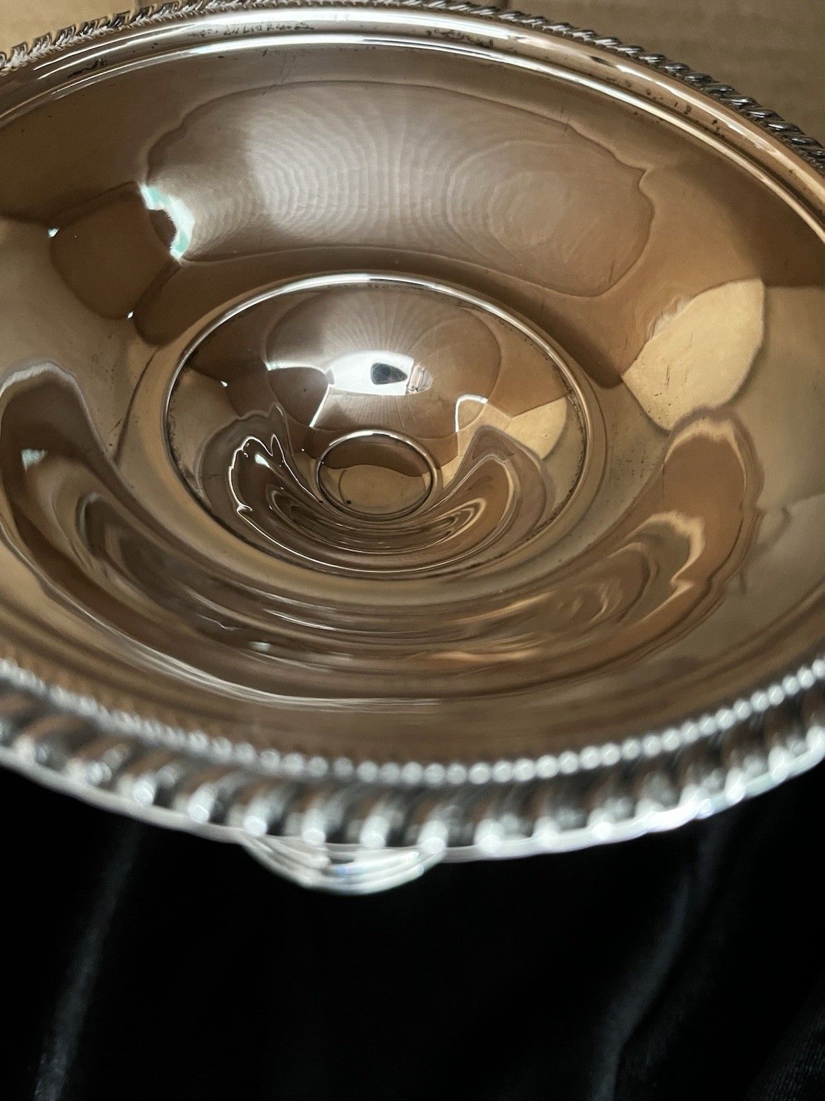 Frank M Whiting & Co Sterling Silver Weighted Compote Pedestal Candy Nut Dish
