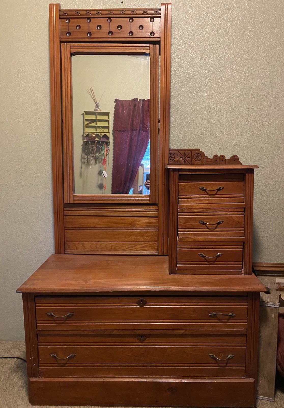 Antique Vanity Dresser. Pre 1920’s