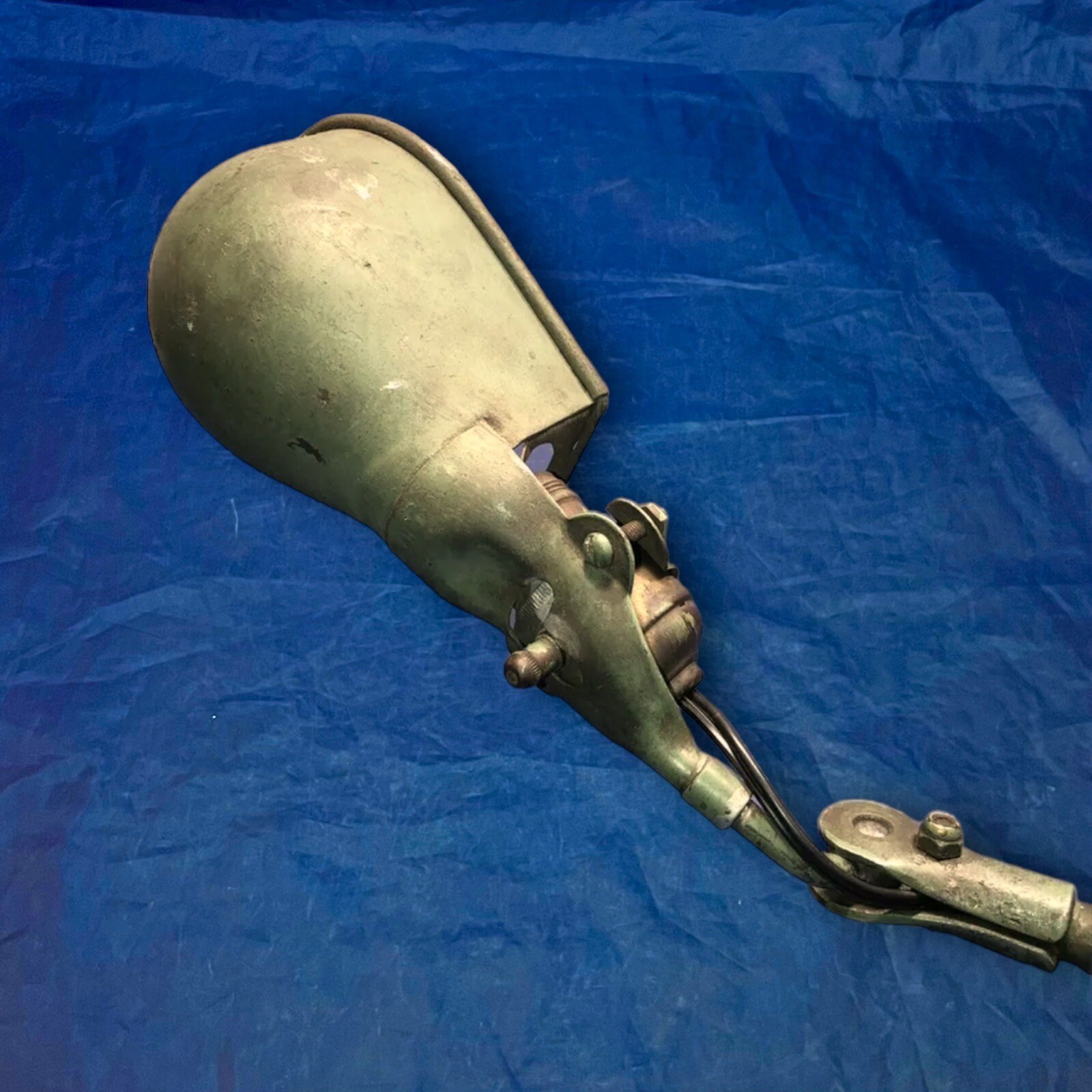 Antique Work Shop Lamp Desk Light Rewired Plug In Light