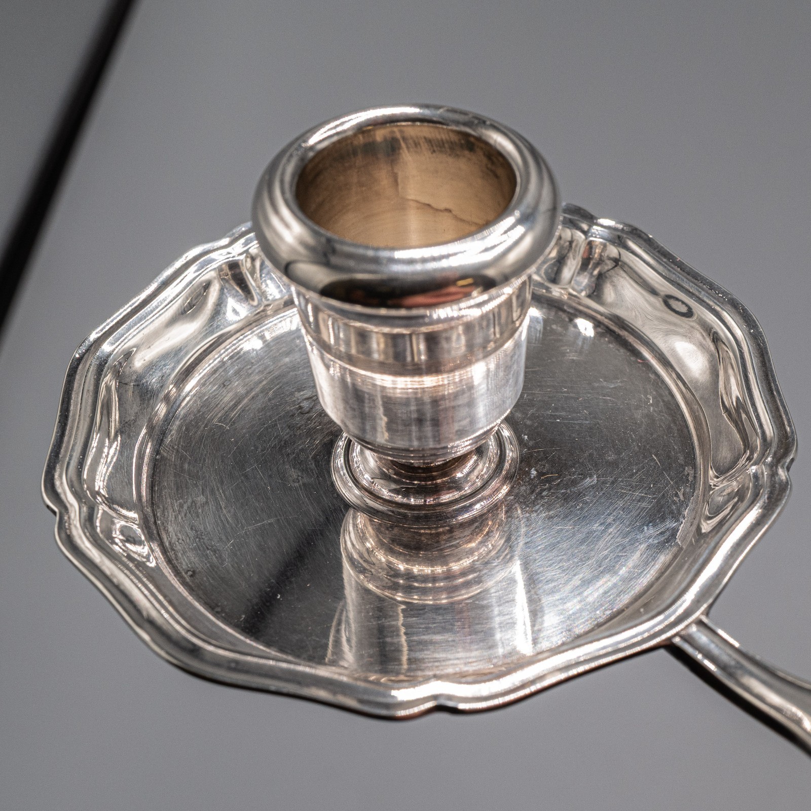 Christofle Vendome Candlestick Chamberstick 5 3/4″ – France – FREE USA SHIPPING