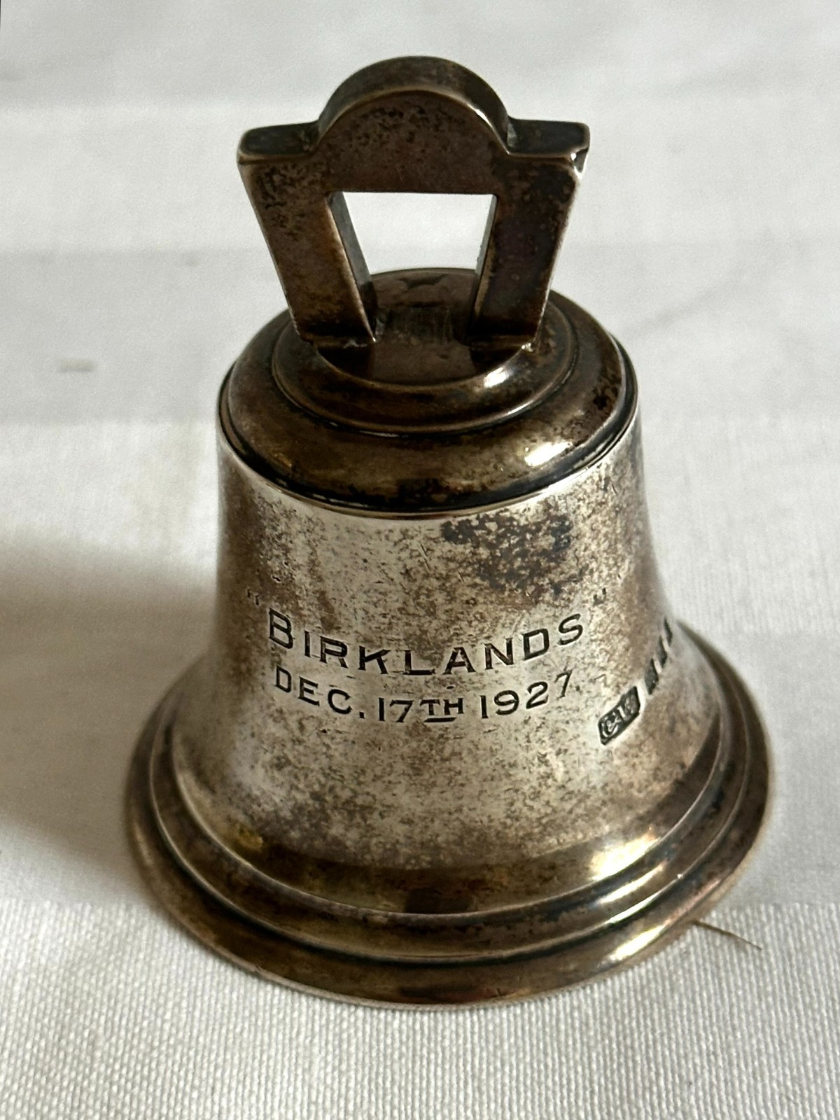 Solid Silver Table Bell GW London Date Mark 1926 Weighs 133g Pretty