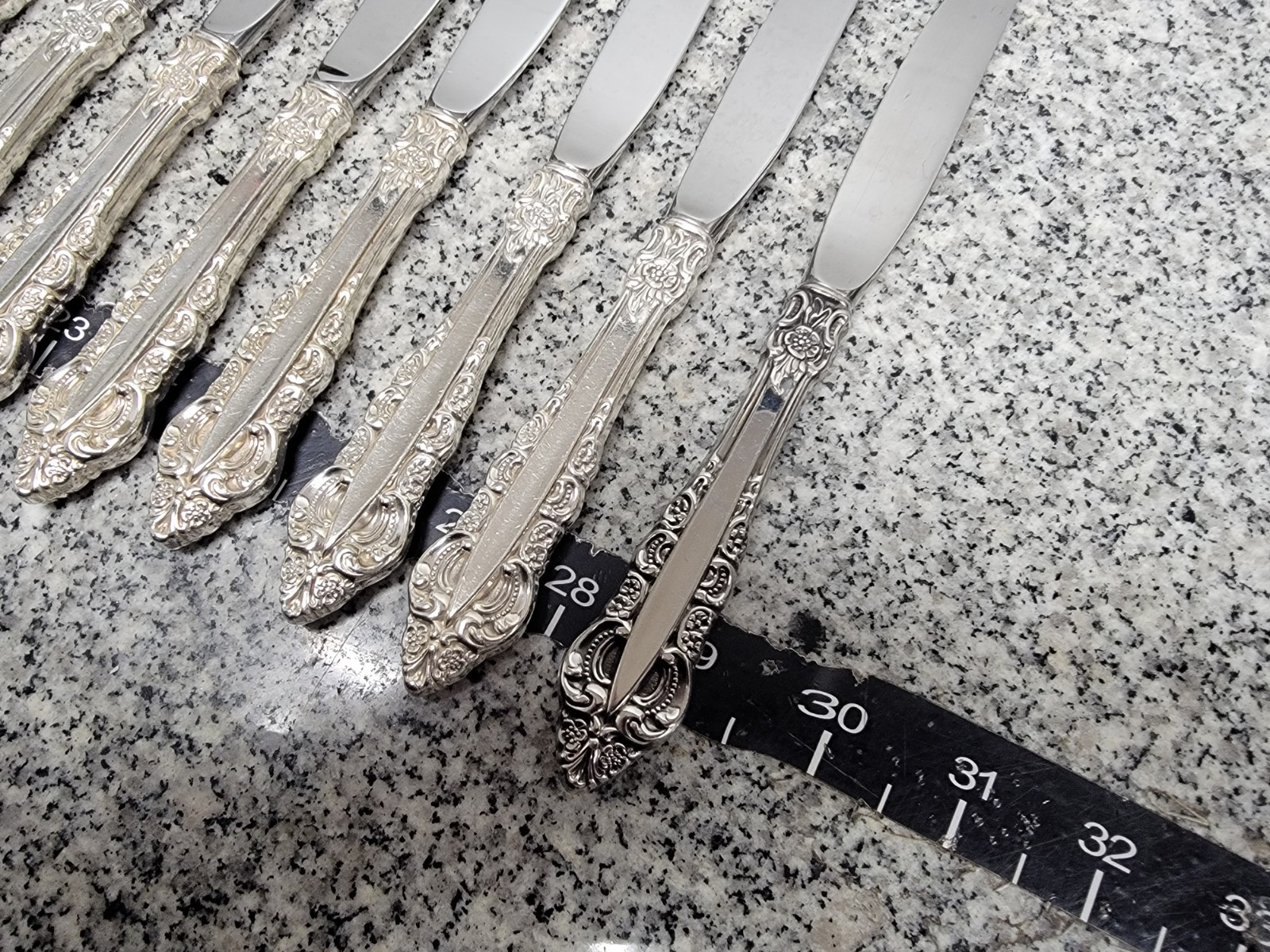 Reed & Barton Mirrorstele Silver Plated Flatware 84pc Dinnerware Set
