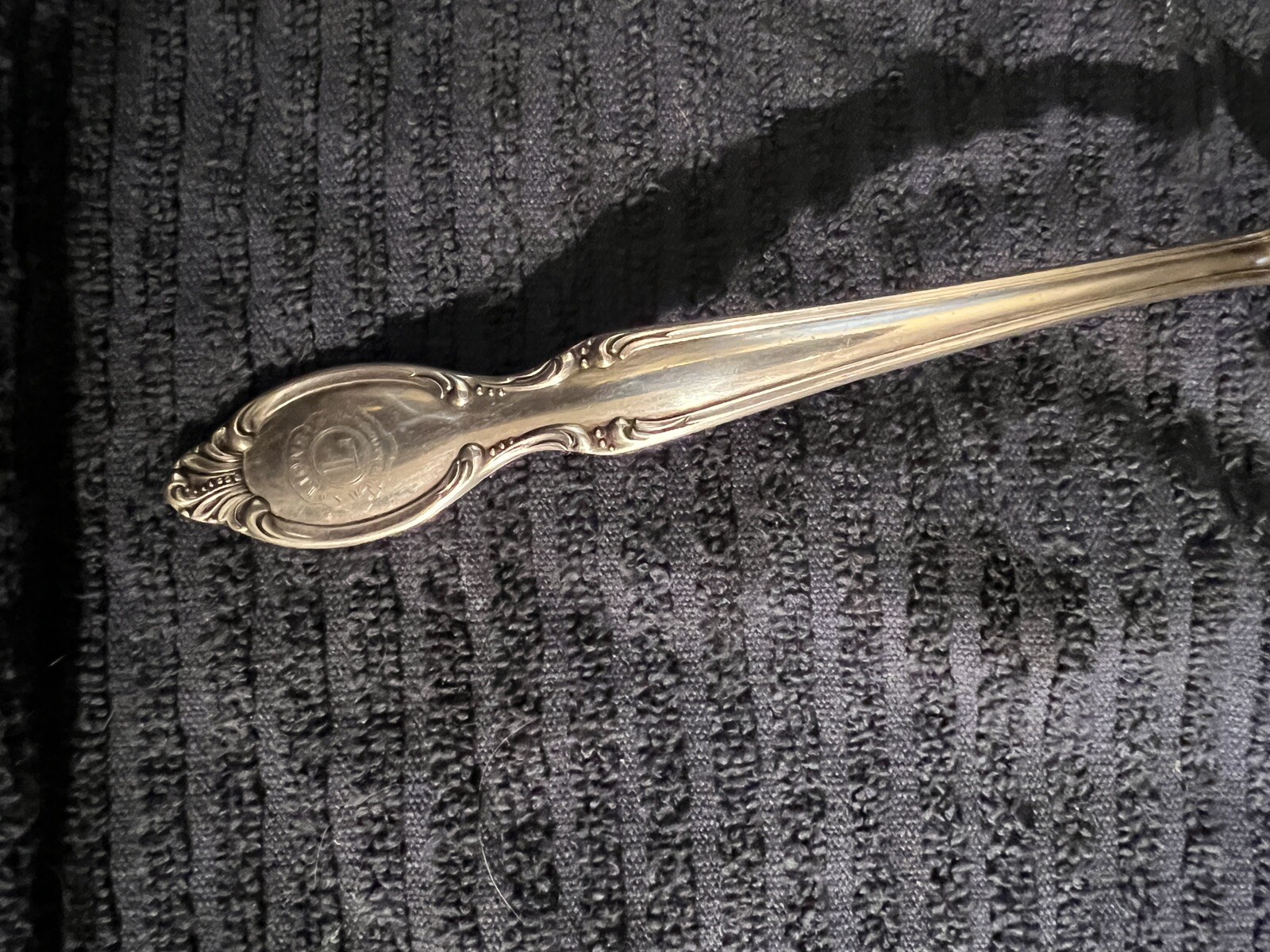 WM Rogers Eagle and Star IS Mark Silverplate, Mountain Pattern W/Lion Club Logo