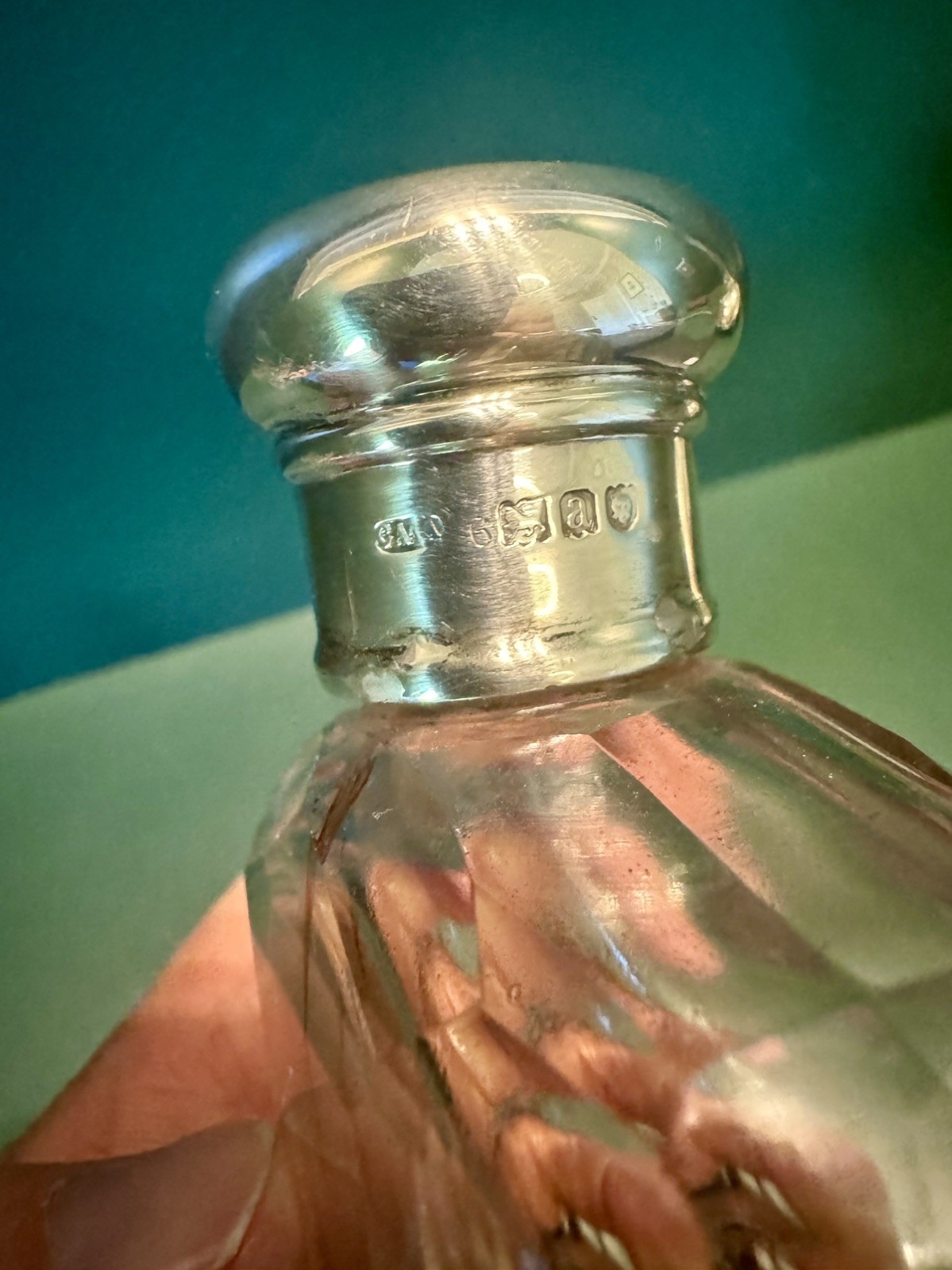 Superb ASPREY Silver Mounted Hipflask, Charles & George Asprey, London, 1896