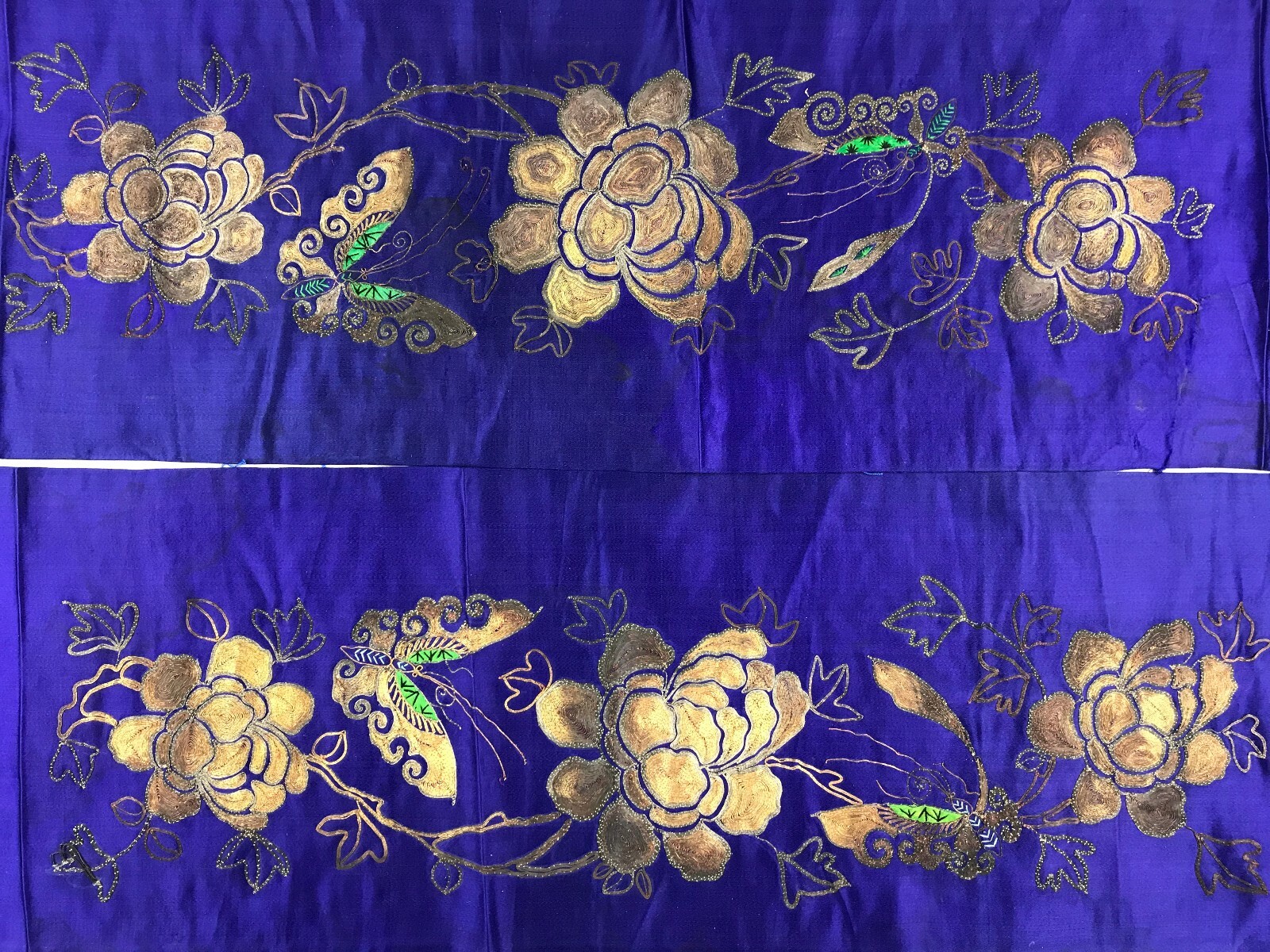 Antique Chinese Embroidery of official clothes Qing Dynasty 1644-1911
