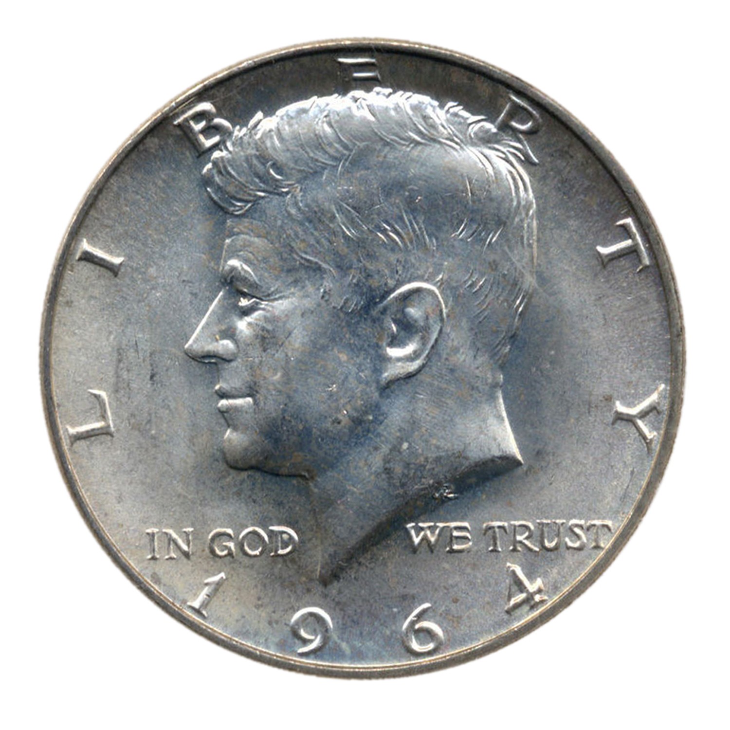 1964 Set of 2 – 90% SiIver John F Kennedy Half D0Ilar Very Fine