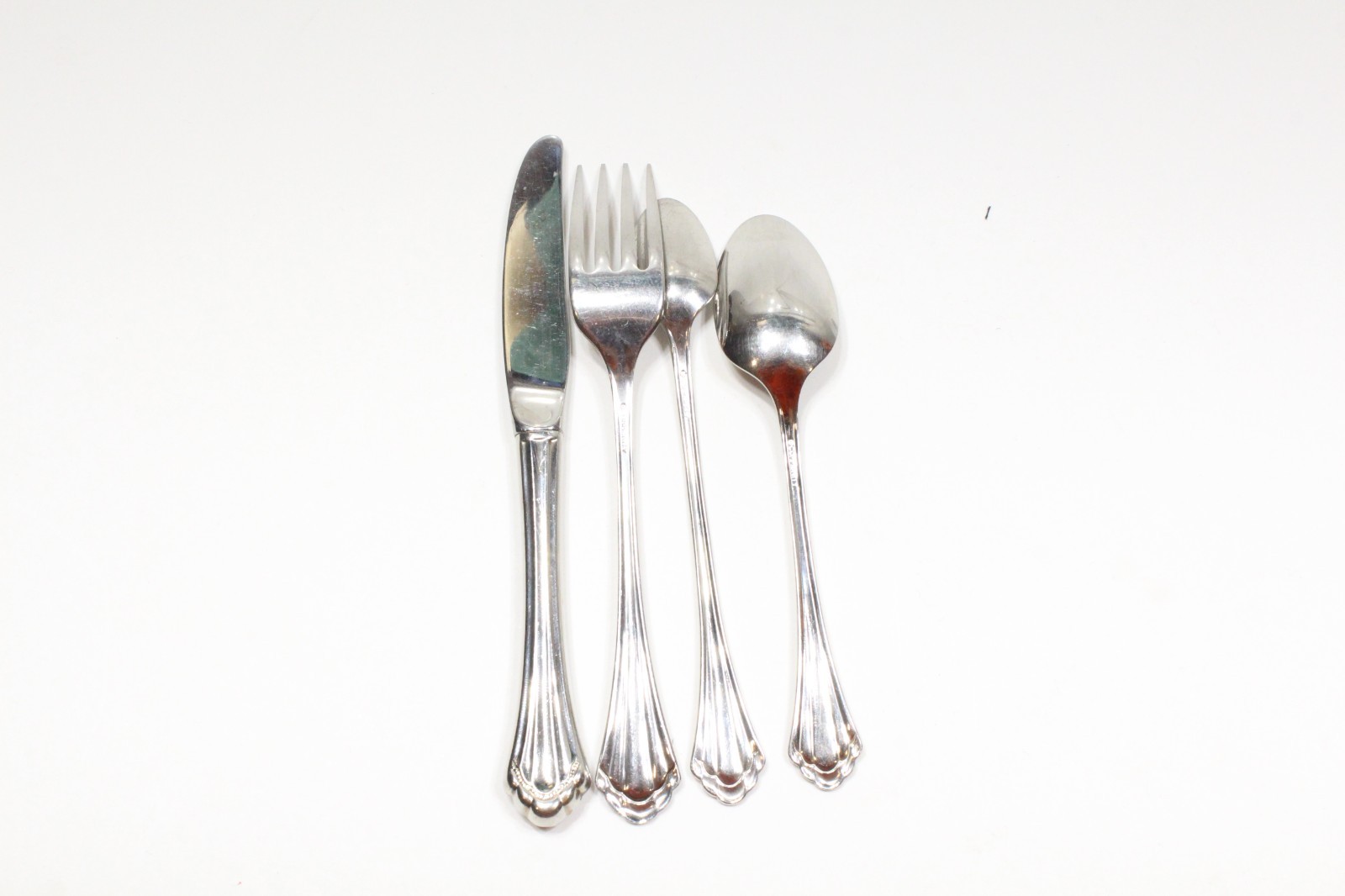 Vintage Oneida Community Silver Ridge Silverplate 3 pc Youth Set + Infant Spoon
