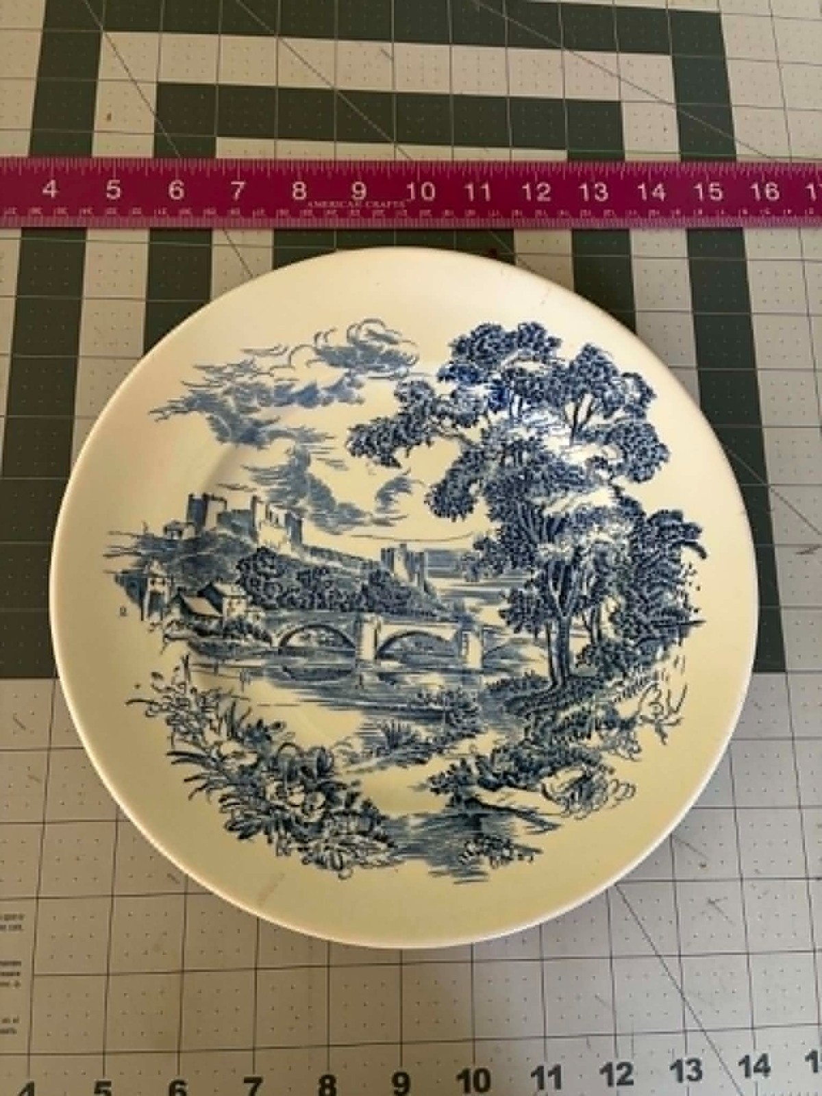 Enoch Wedgwood (Tunstall) Ltd Countryside 10″ Dinner Plate ~ Made in England