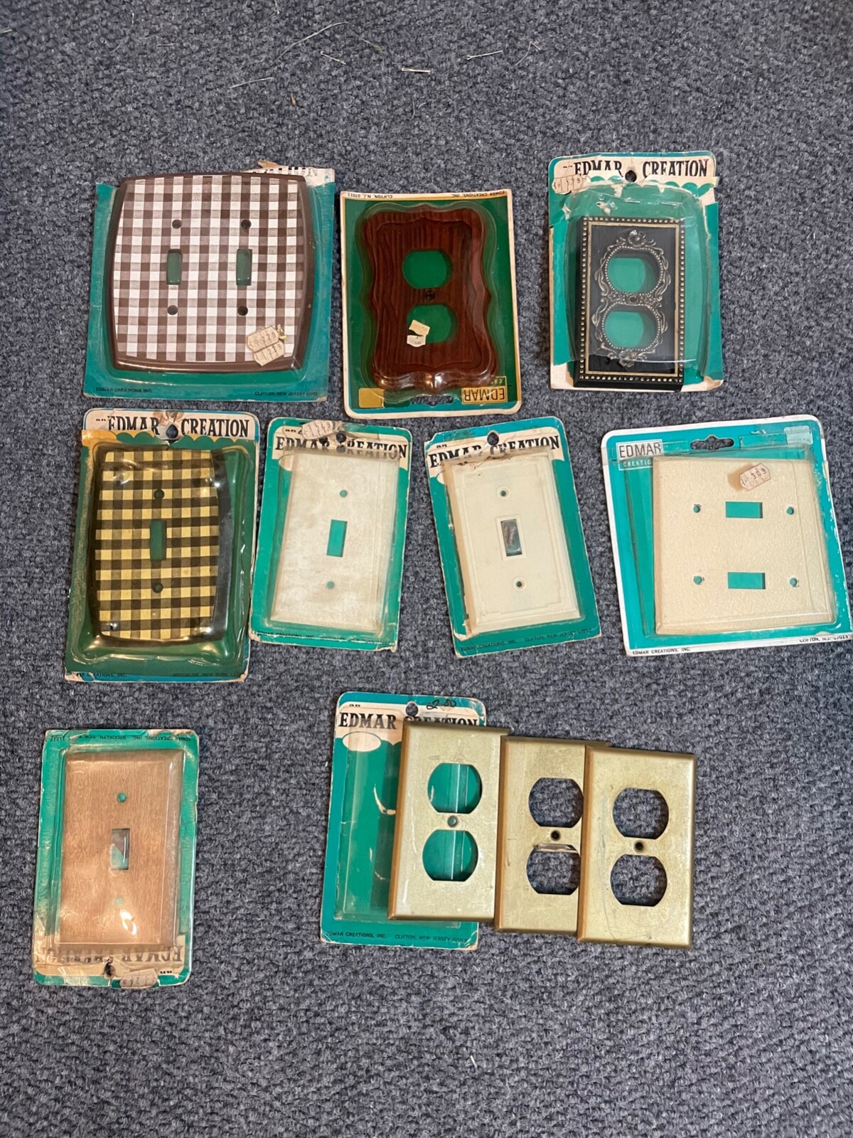 Mixed Lot Vintage Edmar Creation Cover Plates