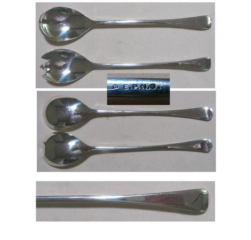 PLAIN SET OF SALAD SERVERS McGLASHAN CLARKE CO