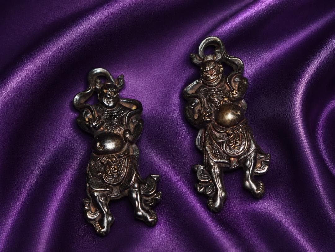 Kongorikishi (Nio) Menuki Sword Prop Ornaments