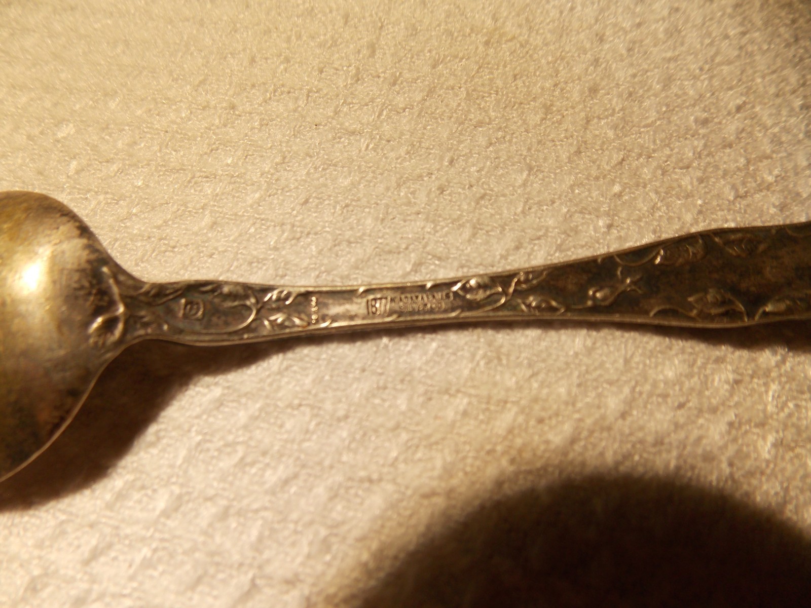Antique Niagara Falls Silver Co 1877 Spoon