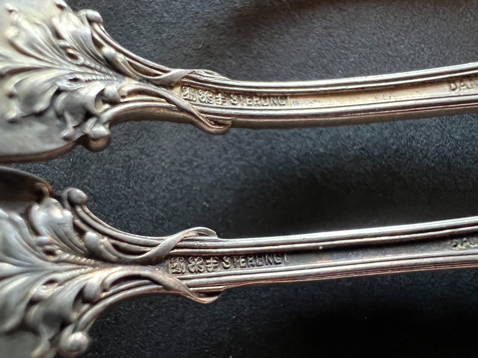 Sterling Silver Strawberry Berry Fork Daniel Low Josephine **READ** Monogrammed