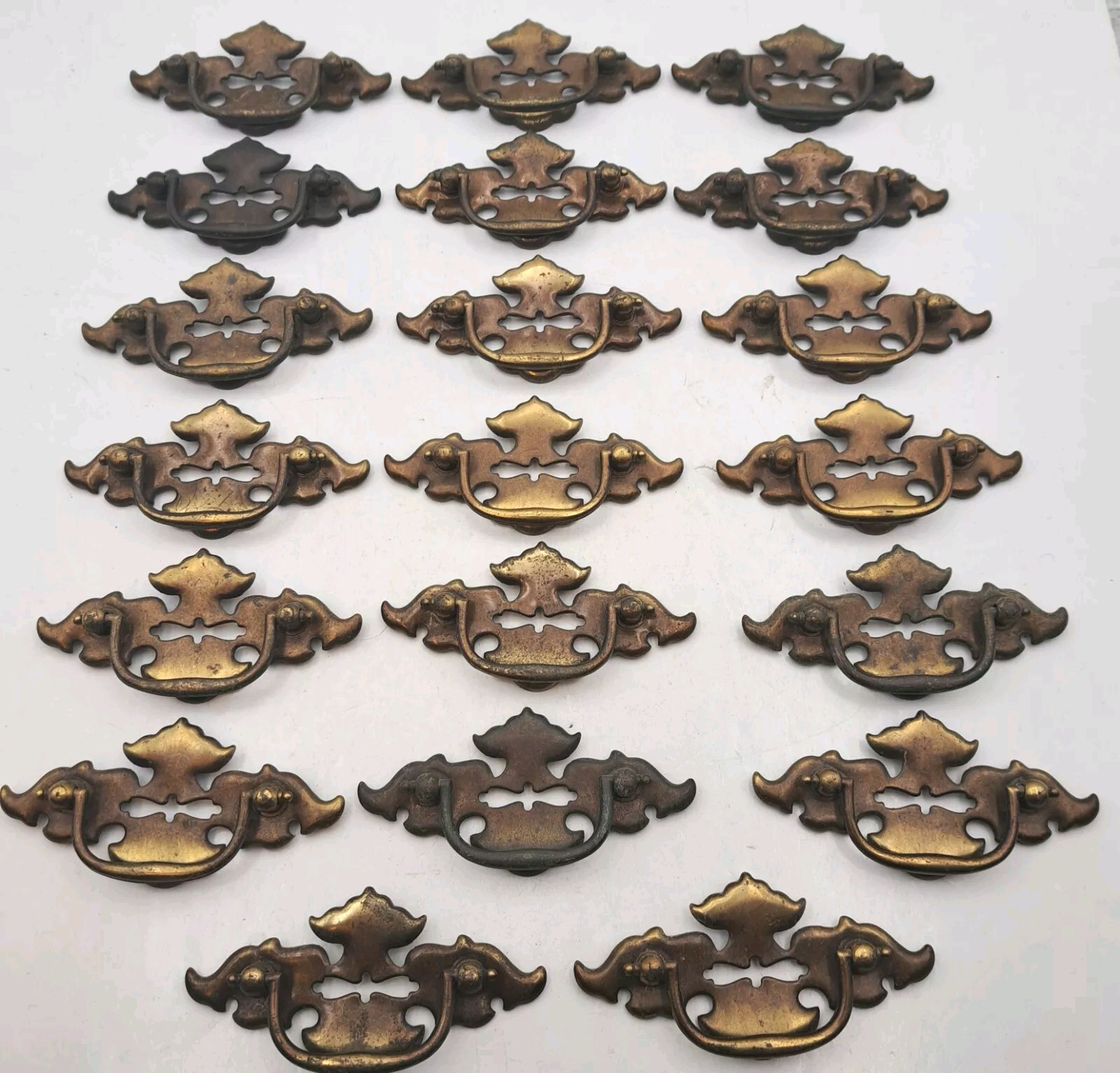 Antique/Vintage Handles Hardware Lot Furniture Drawer Pulls Handles Metal Brass