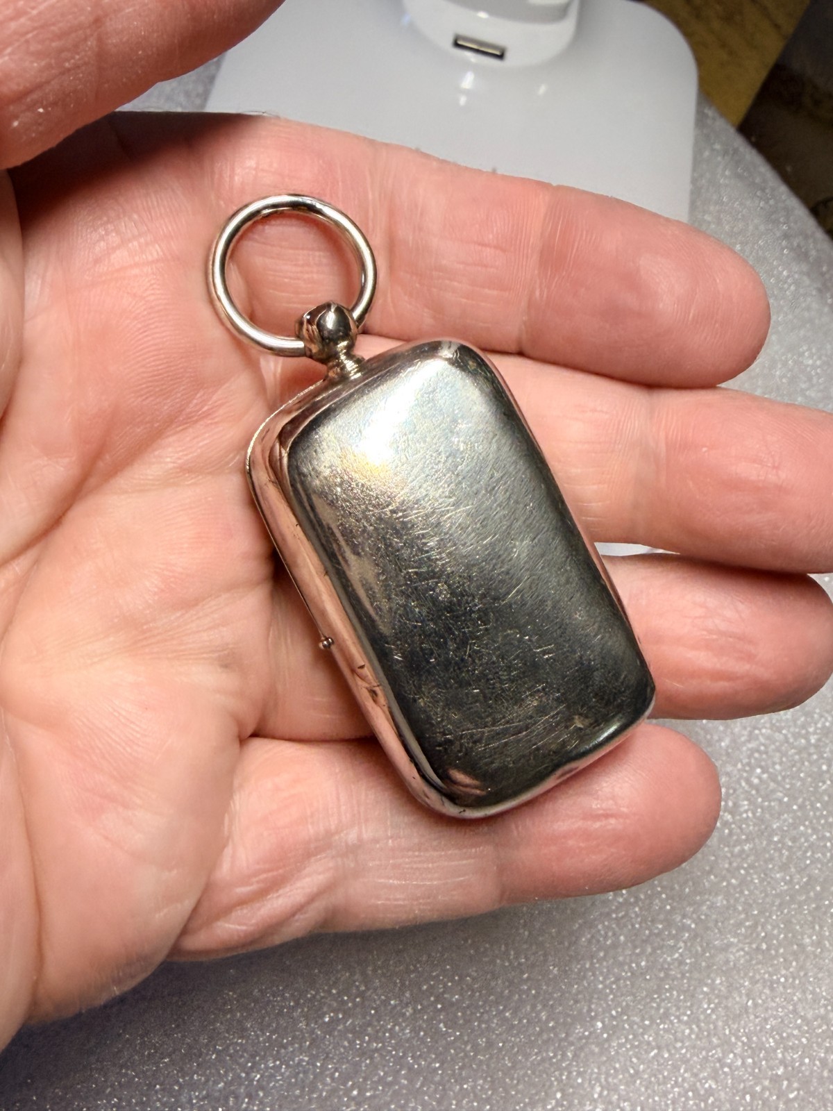 Vintage Silver Plated Double Sovereign Holder
