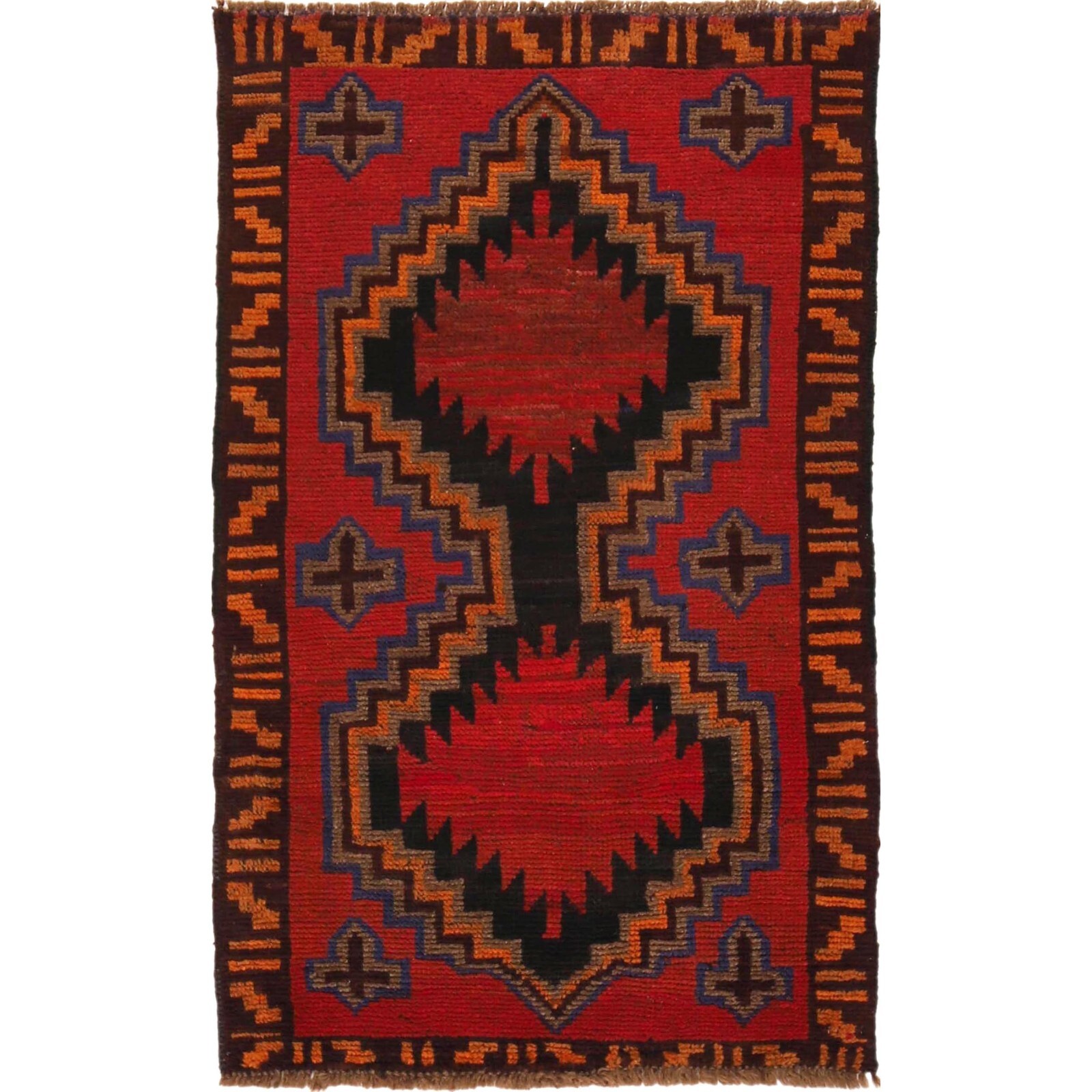 Antique Carpets & Rugs Handmade Rug Artisan By Afghan Women, 2’7 x 4’6 ft G29072