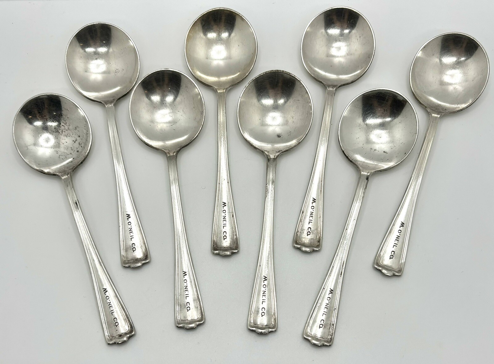 I.S. Co. International Silver Co M. O’Neil Co. Set of 8 Chocolate Spoons