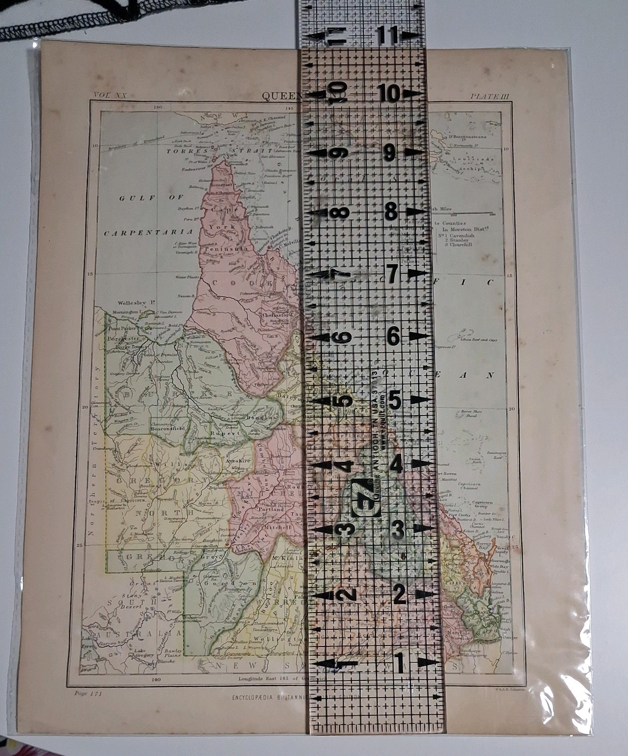 Queensland Antique map