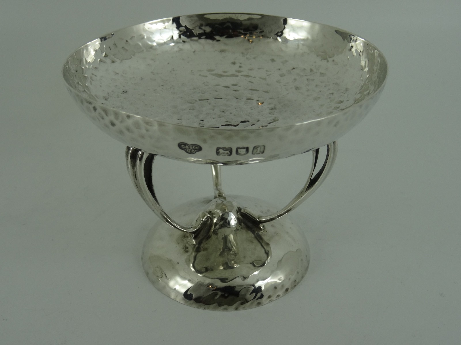 SOLID STERLING SILVER LOVELY EDWARD VII ARTS & CRAFTS BOWLS LONDON 1906 173G