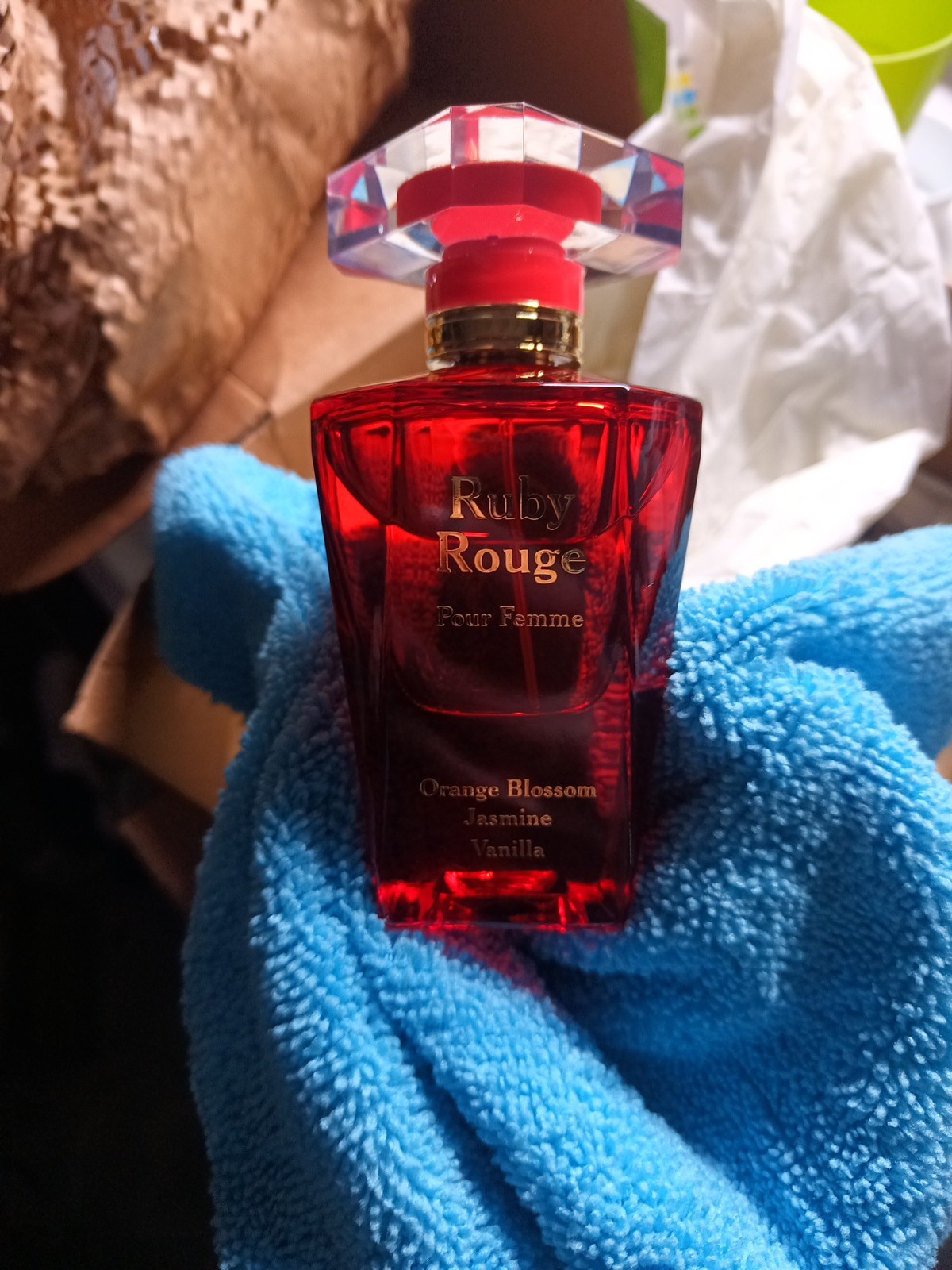 Jean Rish Ruby Rouge, Eau De Parfum for Women (3.4 Fl Oz / 100ml) with Orange Bl