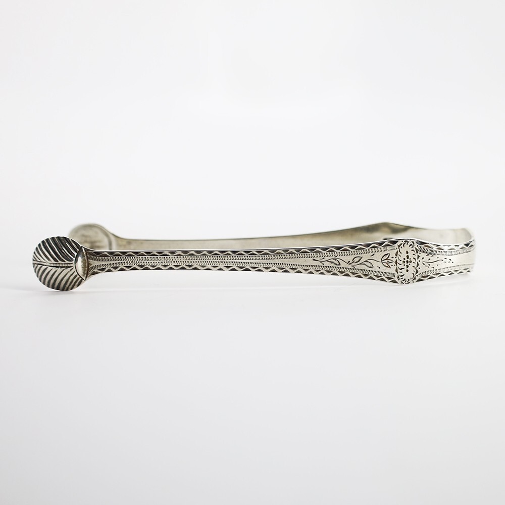 Georgian Sterling Silver Sugar Tongs by George Smith II, London, 1772-1788