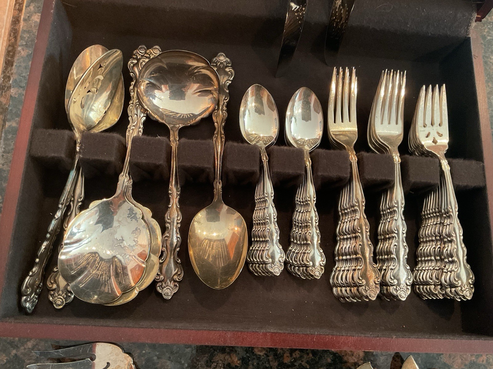 67 piece~Oneida Community Silverplate~Beethoven~Vintage Flatware~in Box