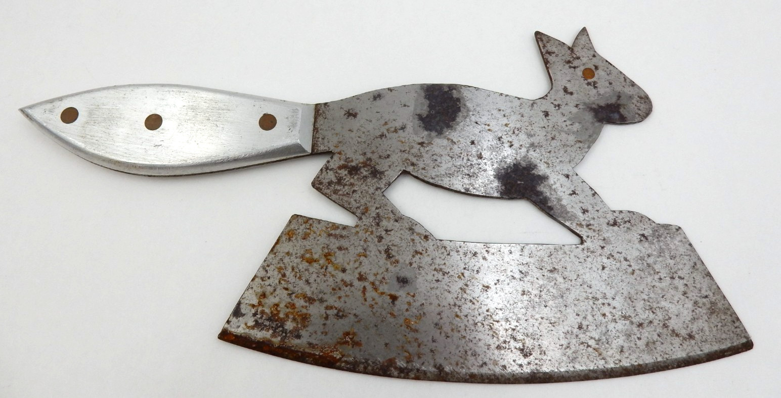 ANTIQUE 1800’S ERA ZOOMORPHIC SQUIRREL SHAPED ICE CLEAVER – SUGAR CLEAVER