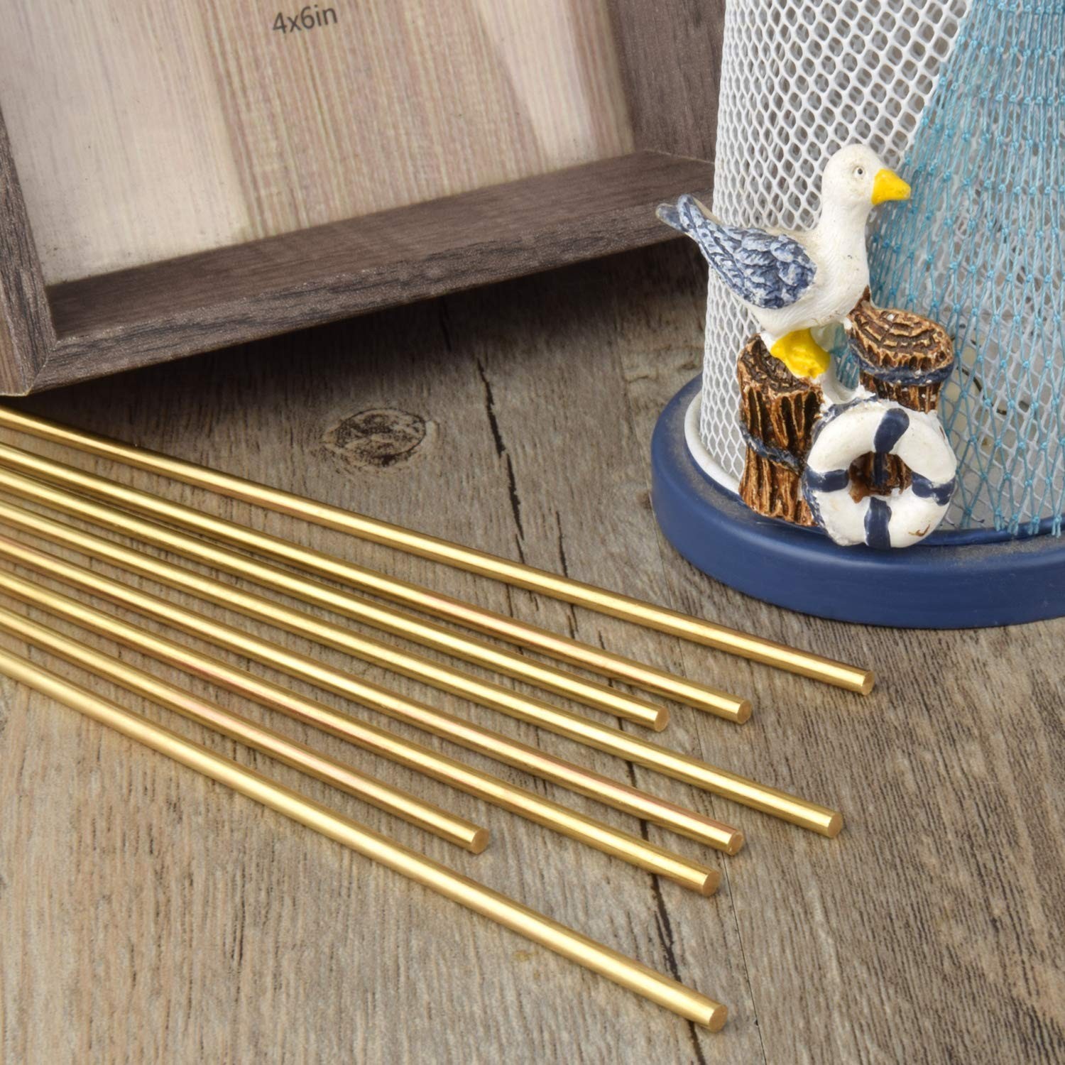 High Strength Solid Brass Rods 2.5 mm, 12 Inches – Perfect for Crafts & Models