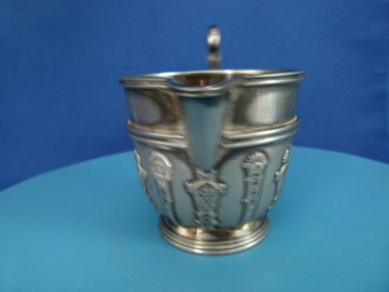James dixon and sons epbm pewter jug no.8809 trumpet/cornet mark