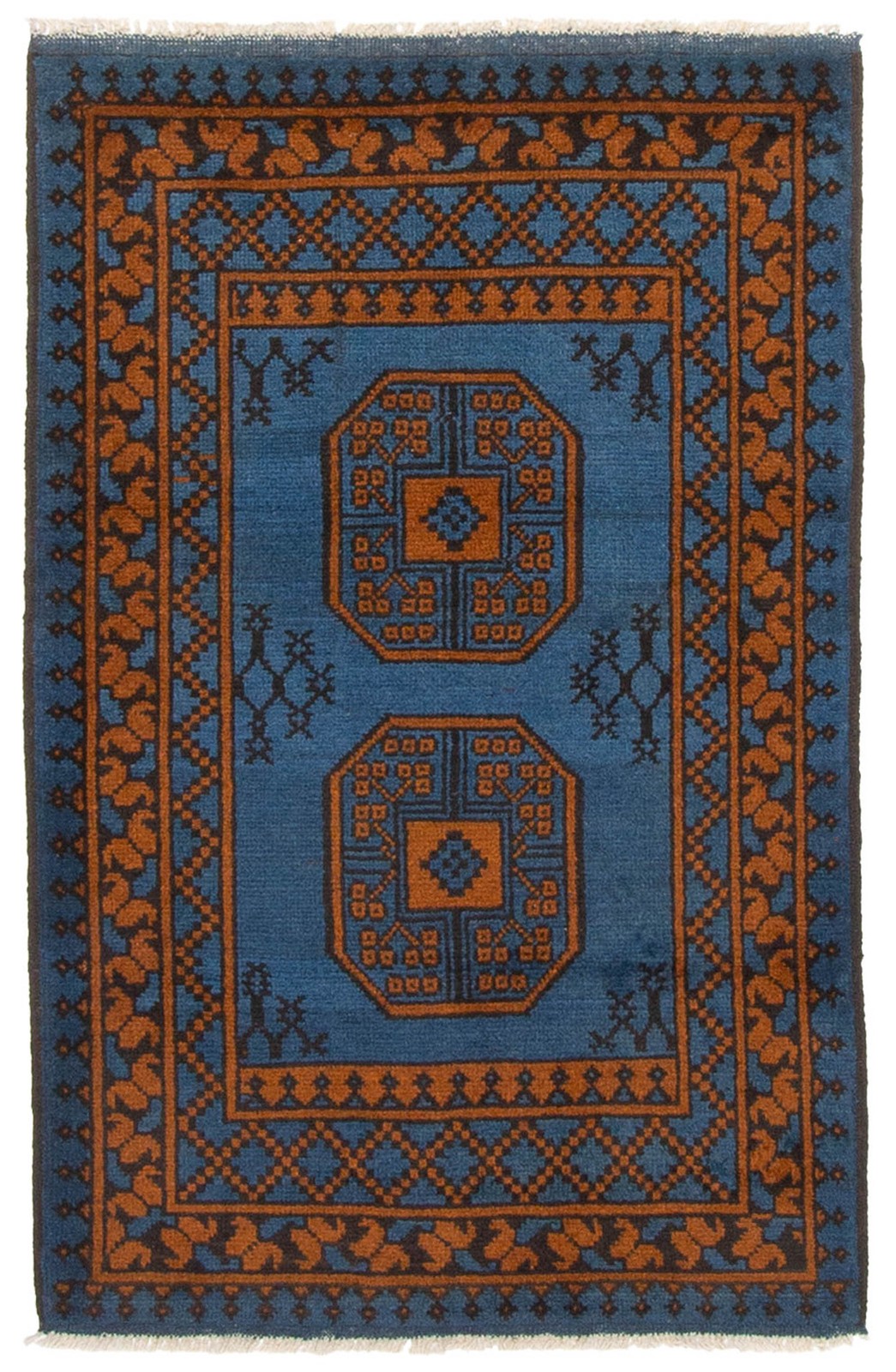 Traditional Vintage Hand-Knotted Area Rug 2’9″ x 4’3″ Oriental Wool Carpet