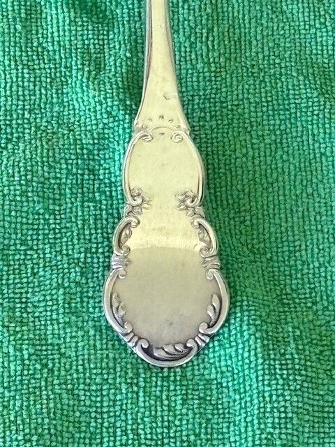 Royal Plate Three Silverplate Shell Casserole Spoon 8-3/4″ Mono “D” VGUC
