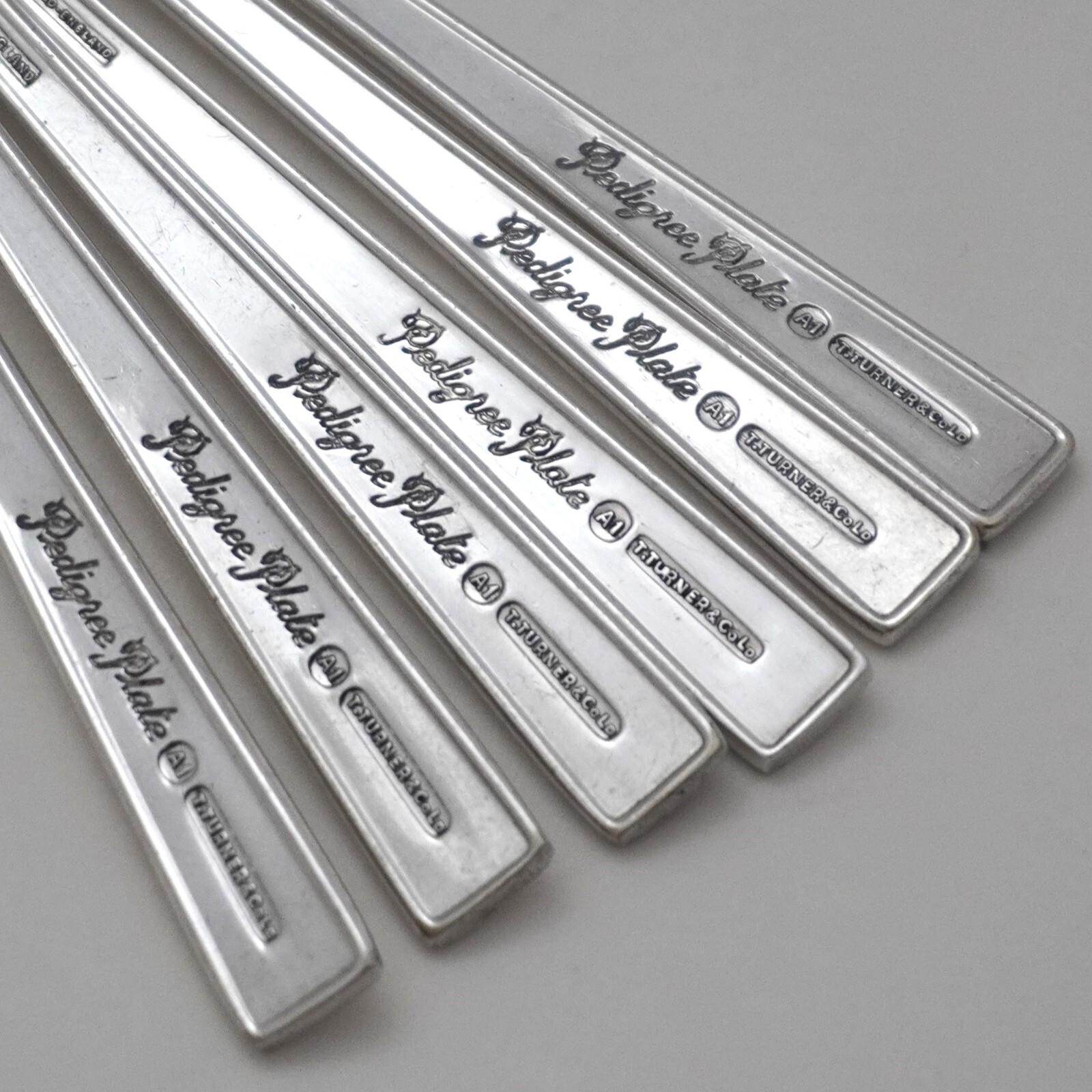 WINDSOR Design THOMAS TURNER & CO Silver Service Cutlery Six Pairs Fish Eaters