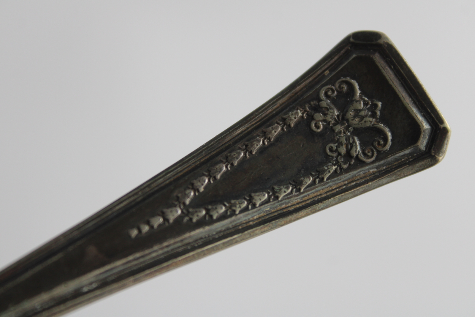 Pierced Slotted Tomato Serving Spoon “9” Bell Floral Silverplate Silverware