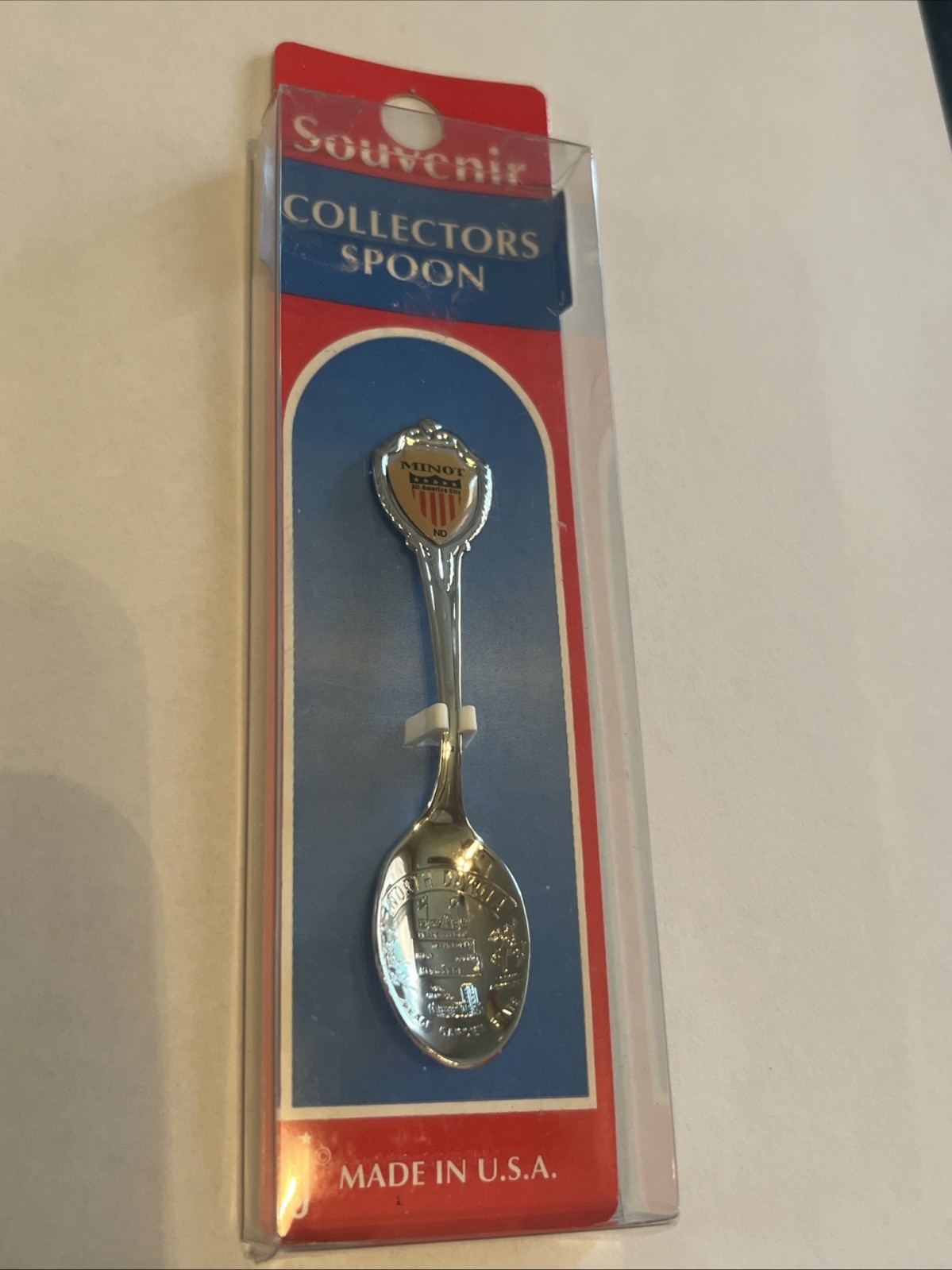 Minot North Dakota Collectible State Spoon New In Box Made In USA