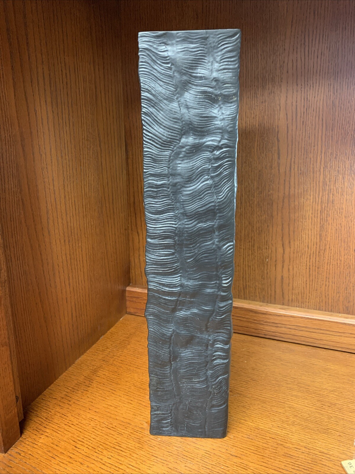 Vintage Rosenthal Black Vase by Martin Freyer Studio Line
