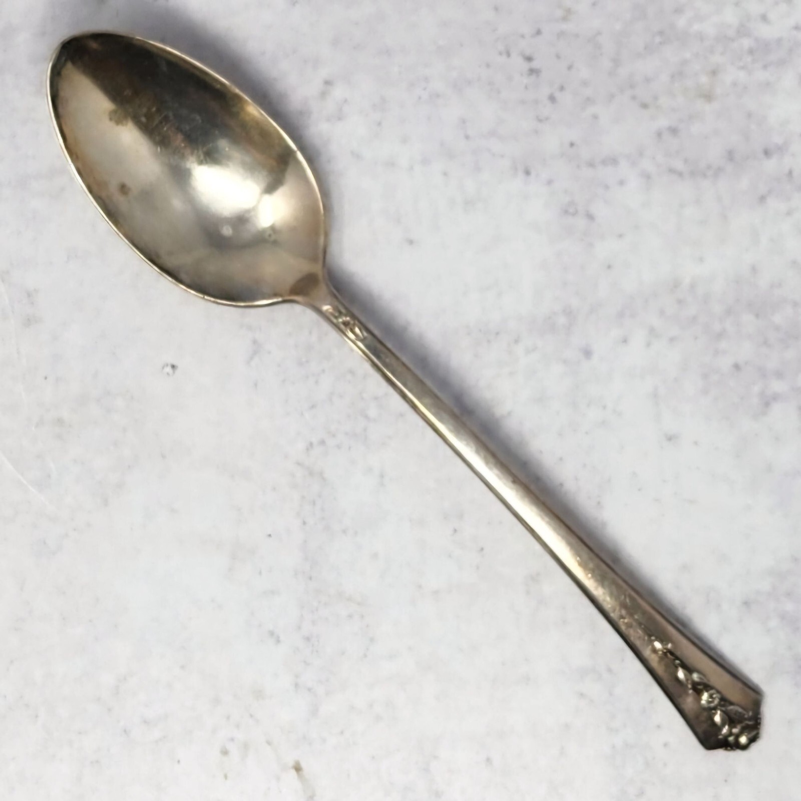 Vintage Spring Garden Silverplate Serving Spoon (1949), International Silver