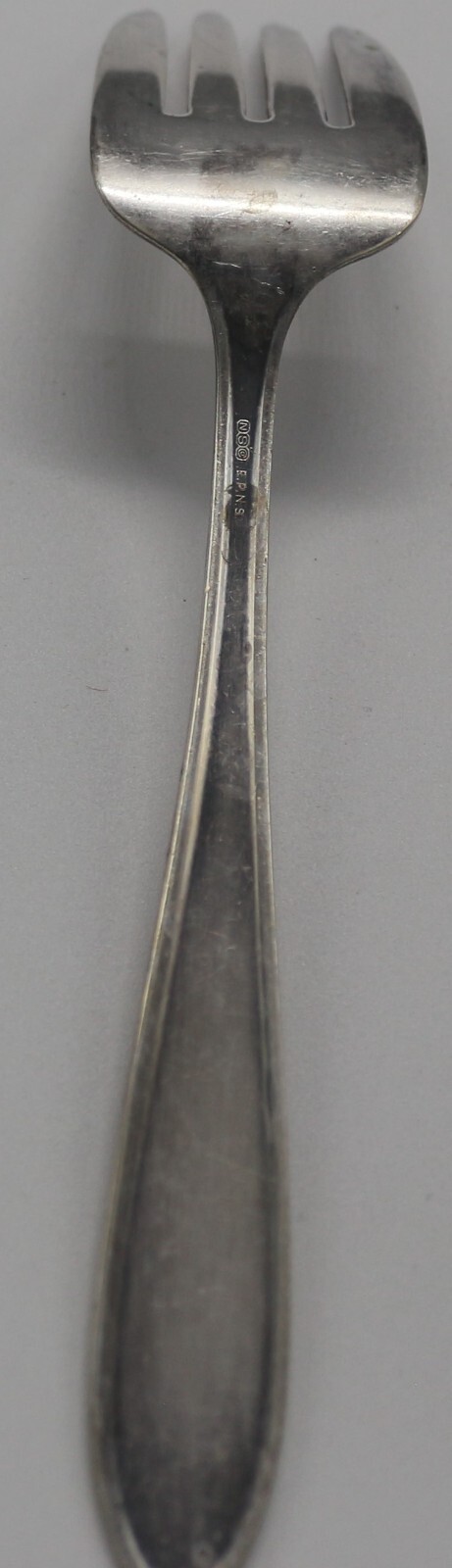 National Silver Company Serving Fork NSC EPNS Silverplate Flame Meat 1938