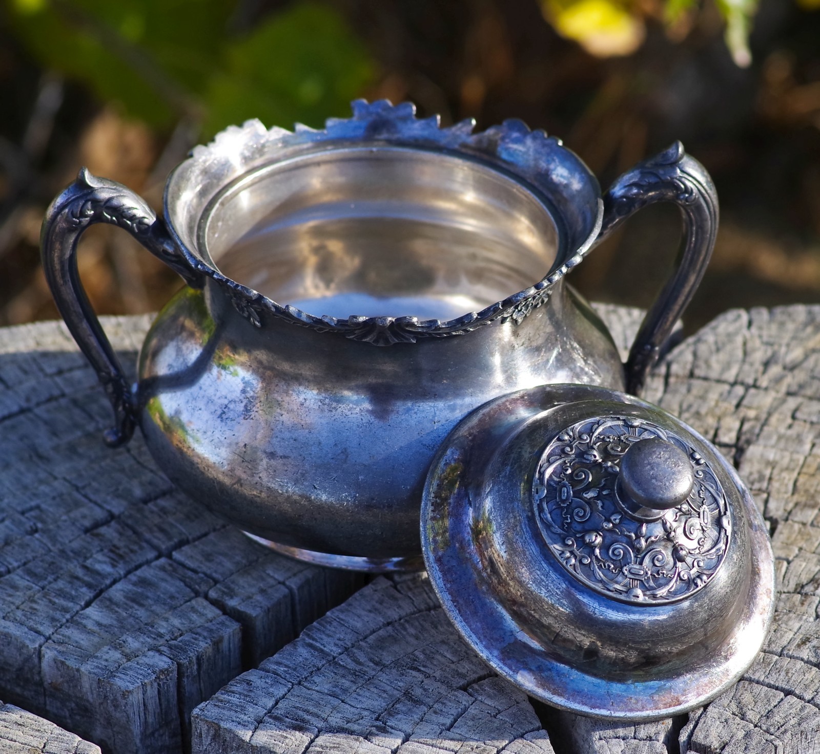 ANTIQUE Reed & Barton Sugar Bowl Silver Plated ART NOUVEAU Made in USA c. 1900’s