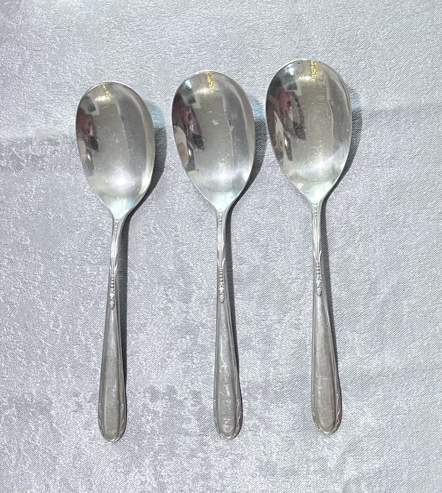 Oneida Heiress Sterling Flatware Set -39 Pc with original heavy case