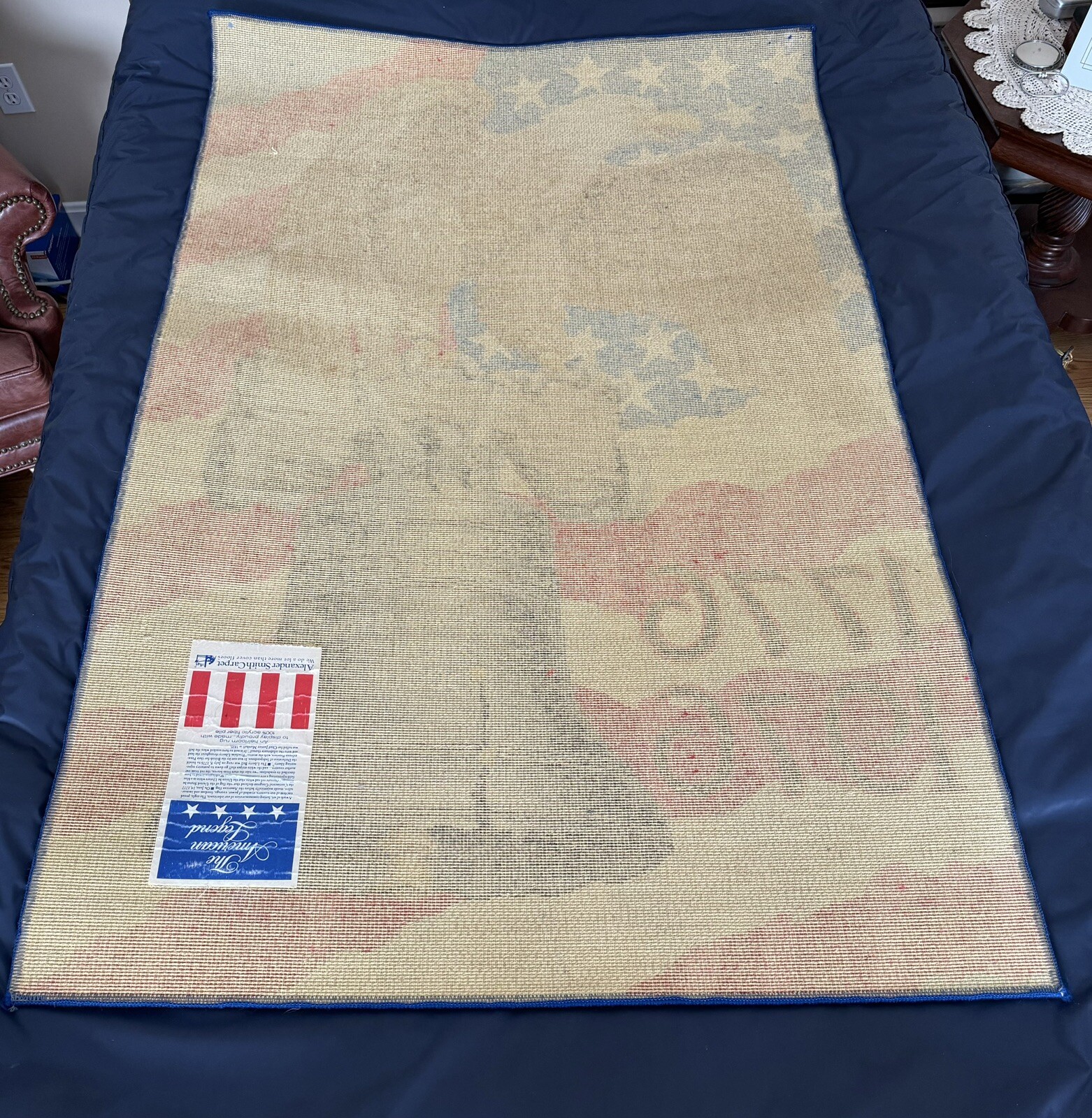 Americana Rug USA Eagle Liberty Bell Alexander Smith 1776 Eagle Colonial 36 X 55