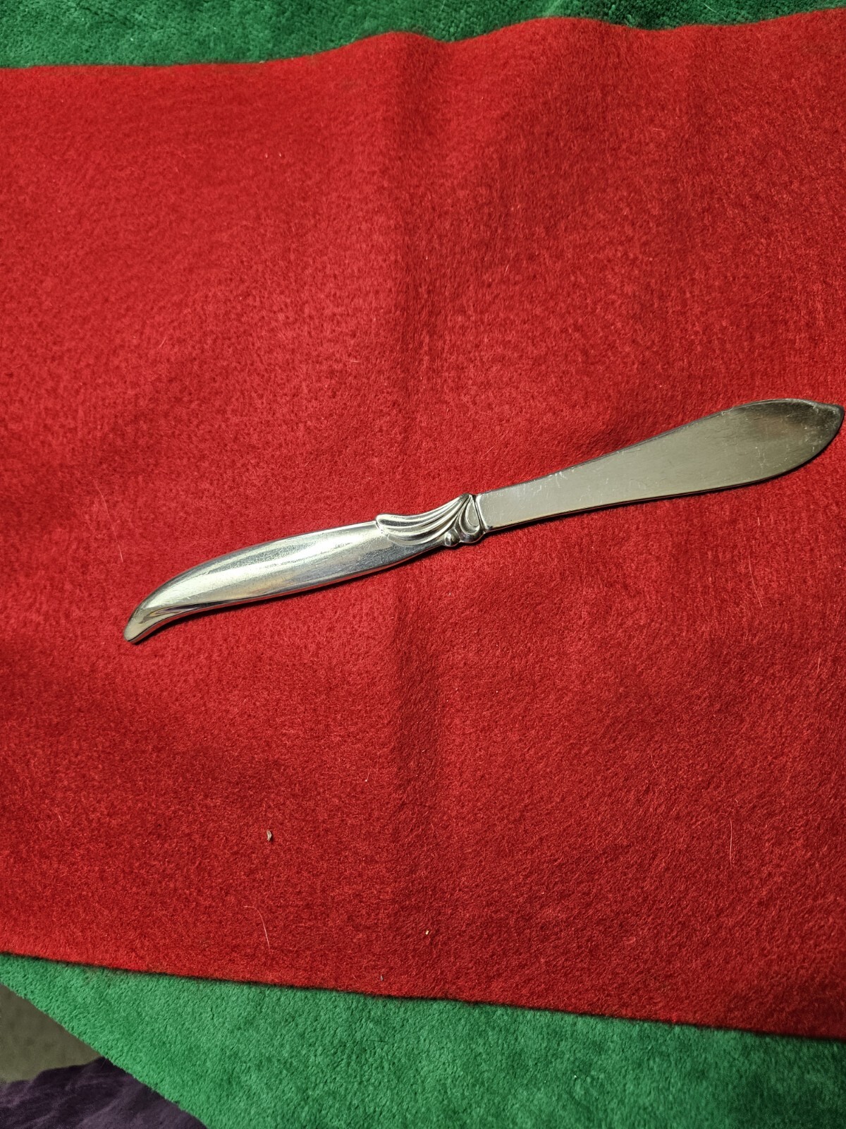 Vintage 1847 Rogers Silver Plate. Flair Pattern, Flat Butter Knife.