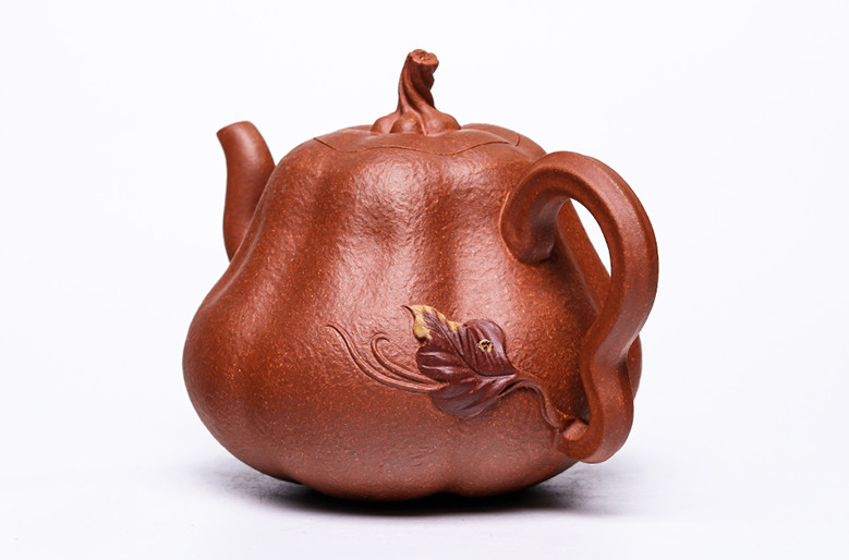 Full Handmade Tea Pot Original Ore Real Yixing Zisha Pot Pumpkin Shaped Pot Tea