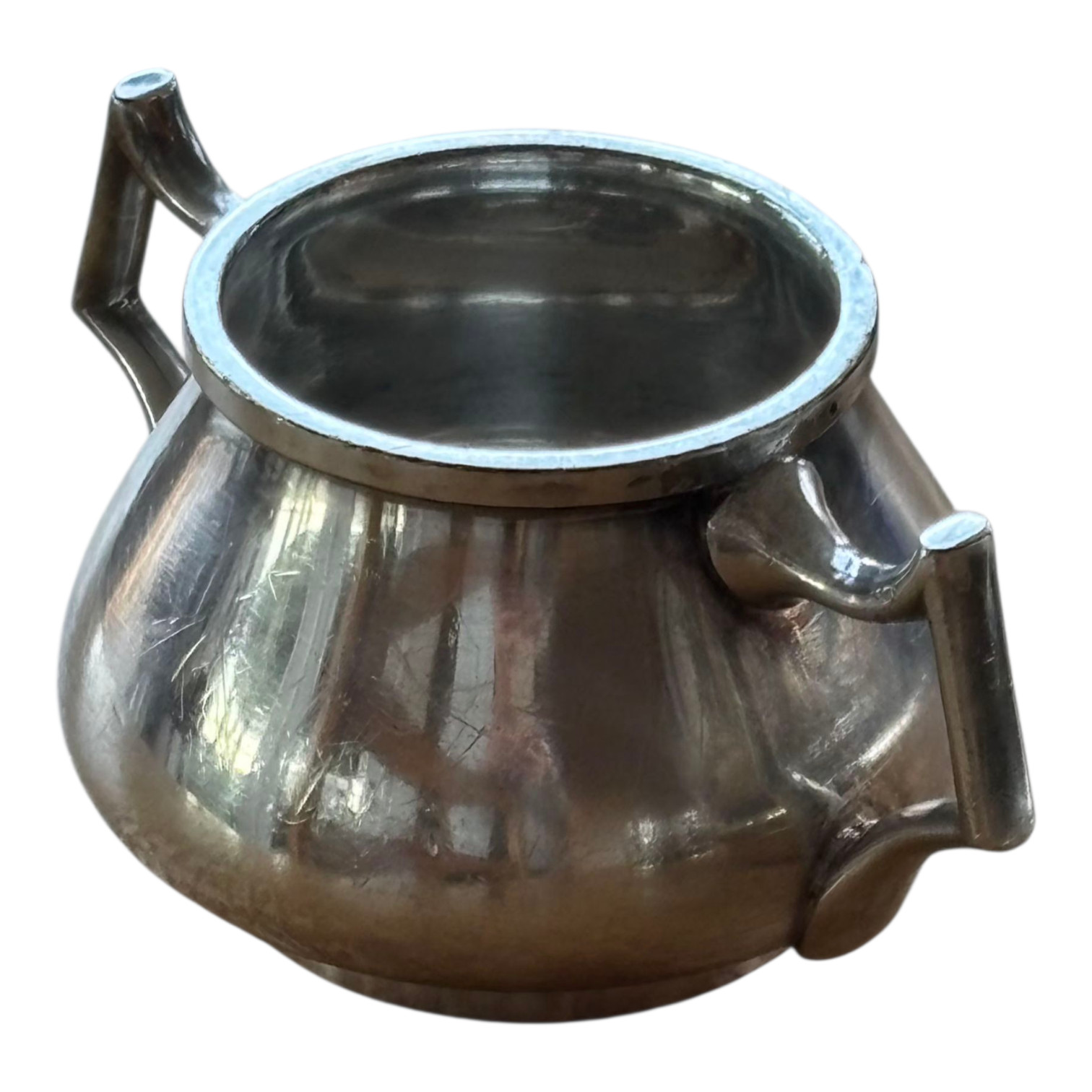 Antique Harrods Double-Handled Silver-Plated Sugar Bowl 1920’s – Made in England