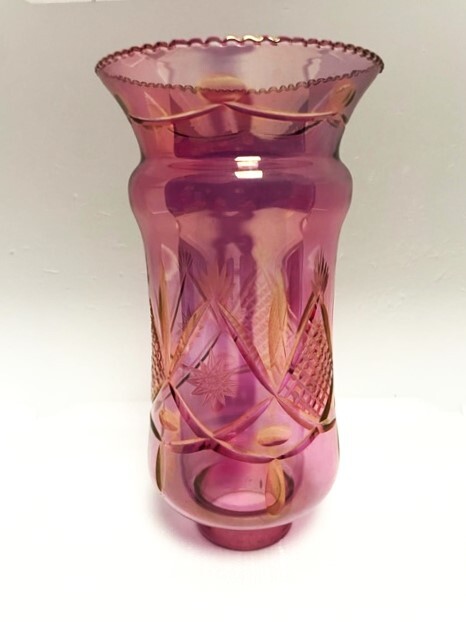 Replacement oil lamp Shade/Bohemia/art Nouveau/Chandelier/VictorianH24 Cm