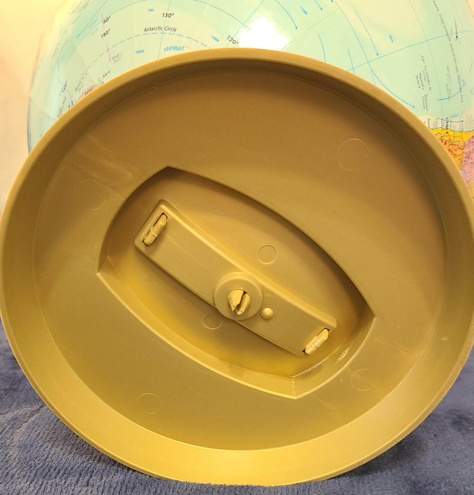 Replogle World Scholar Series Globe 11” Raised Relief Globe 1993-1997 Vintage