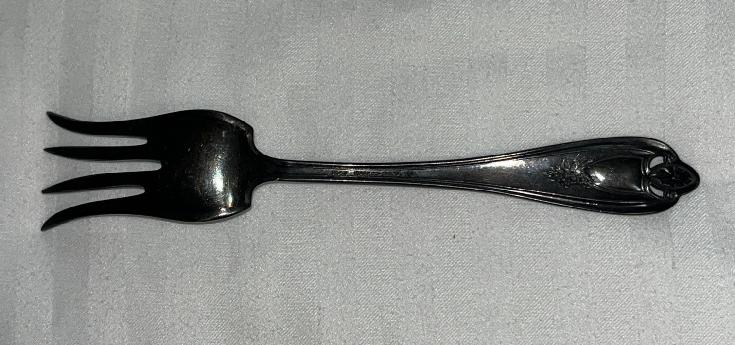 1847 Roger’s Bros Cold Meat Serving Fork Old Colony Silver Plated